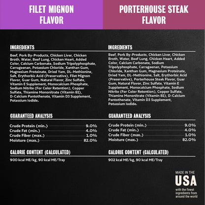 Cesar Adult Wet Dog Food Steak Selection – Welcome Home Gift for New Puppy or Adopted Senior Dogs