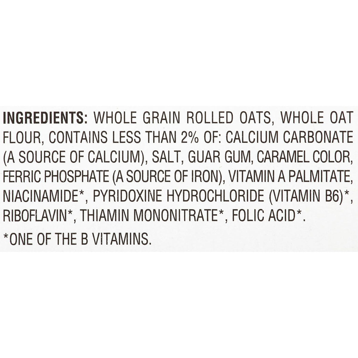 100% irish oats with no trans fat and no saturated fat