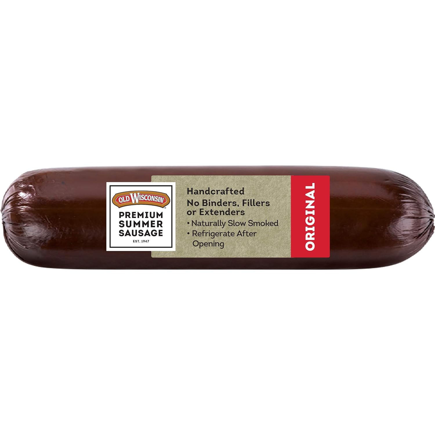 100% natural beef and pork with no binders, fillers, or extenders