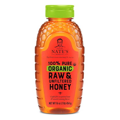 100% pure organic honey with only one ingredient listed