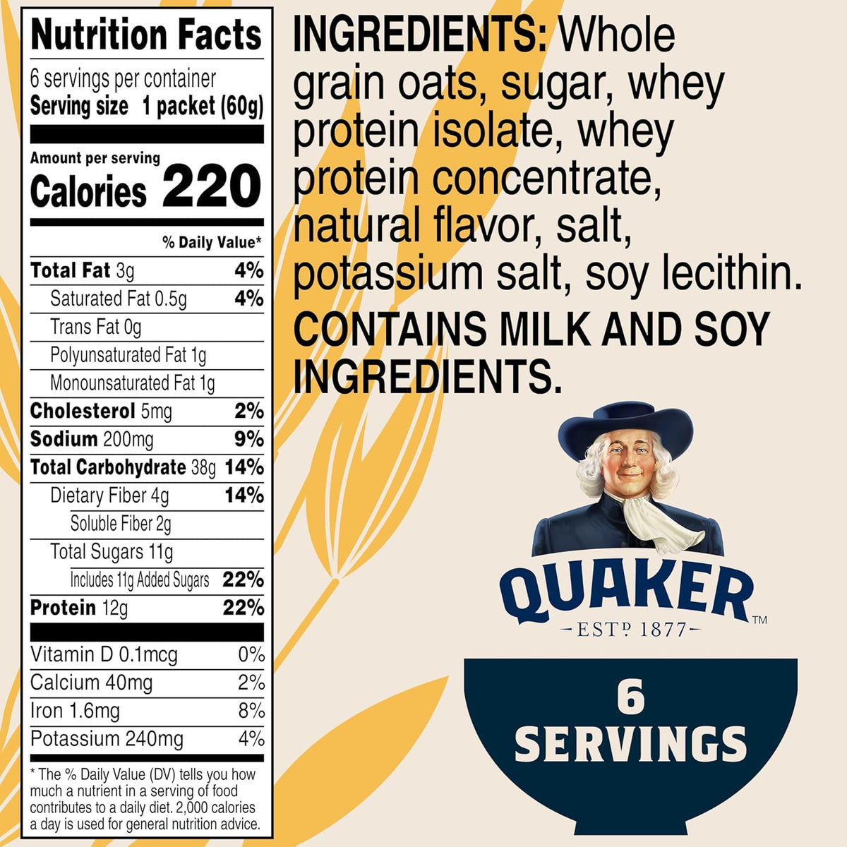 100% whole grain, heart-healthy formulation