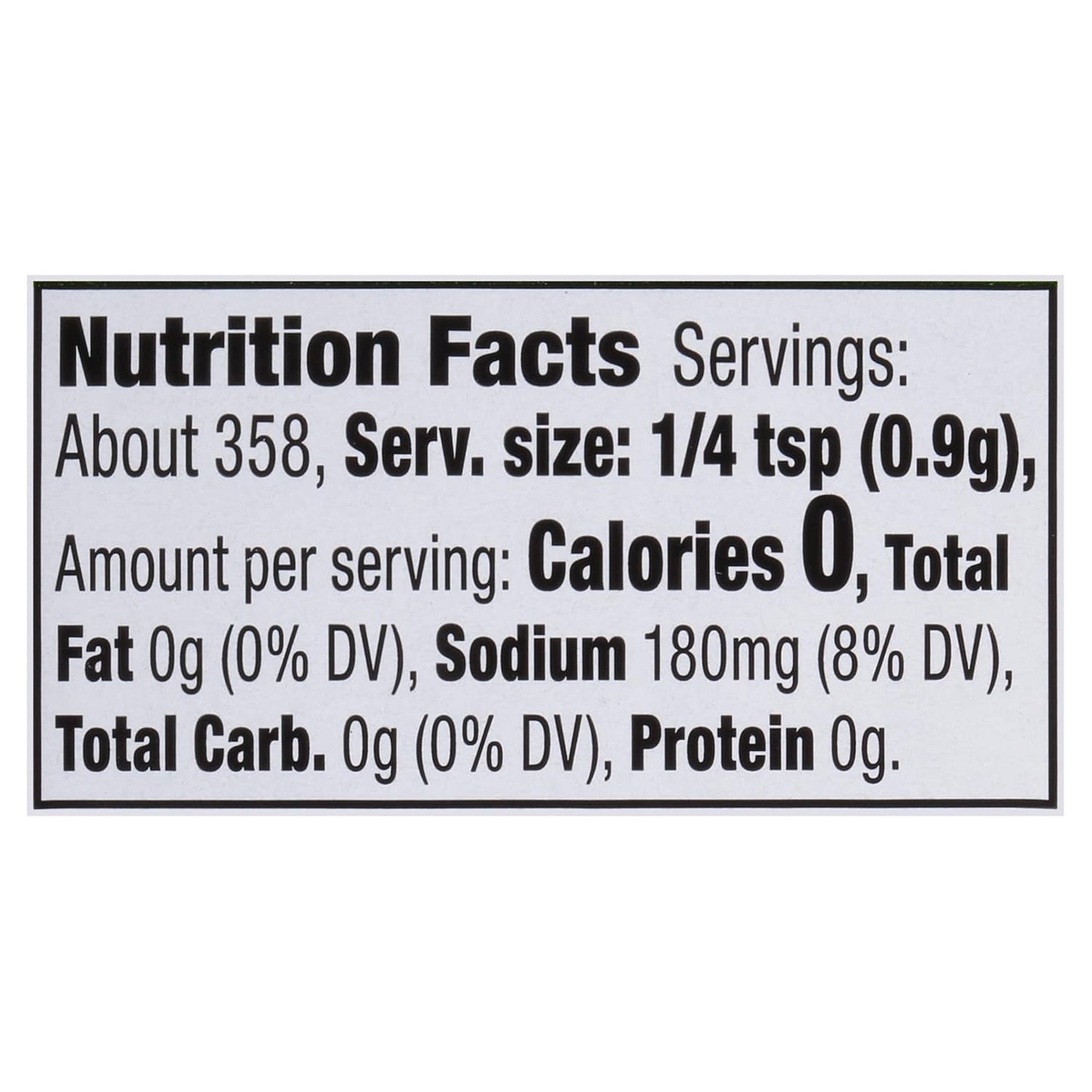11.37 oz 'perfect pinch' shaker bottle for controlled dispensing
