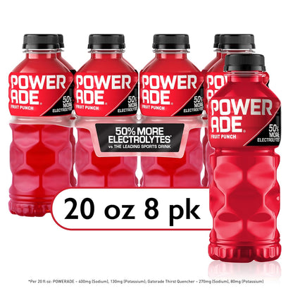 11-variant line including fruit punch, orange, grape, mixed berry, mountain berry blast, lemon lime, and matching zero-sugar versions