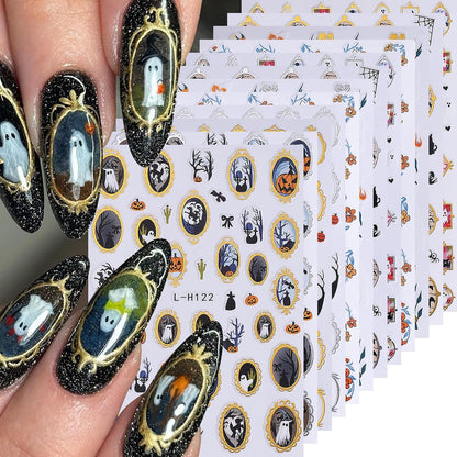 12 self-adhesive sheets per set with diverse themed designs