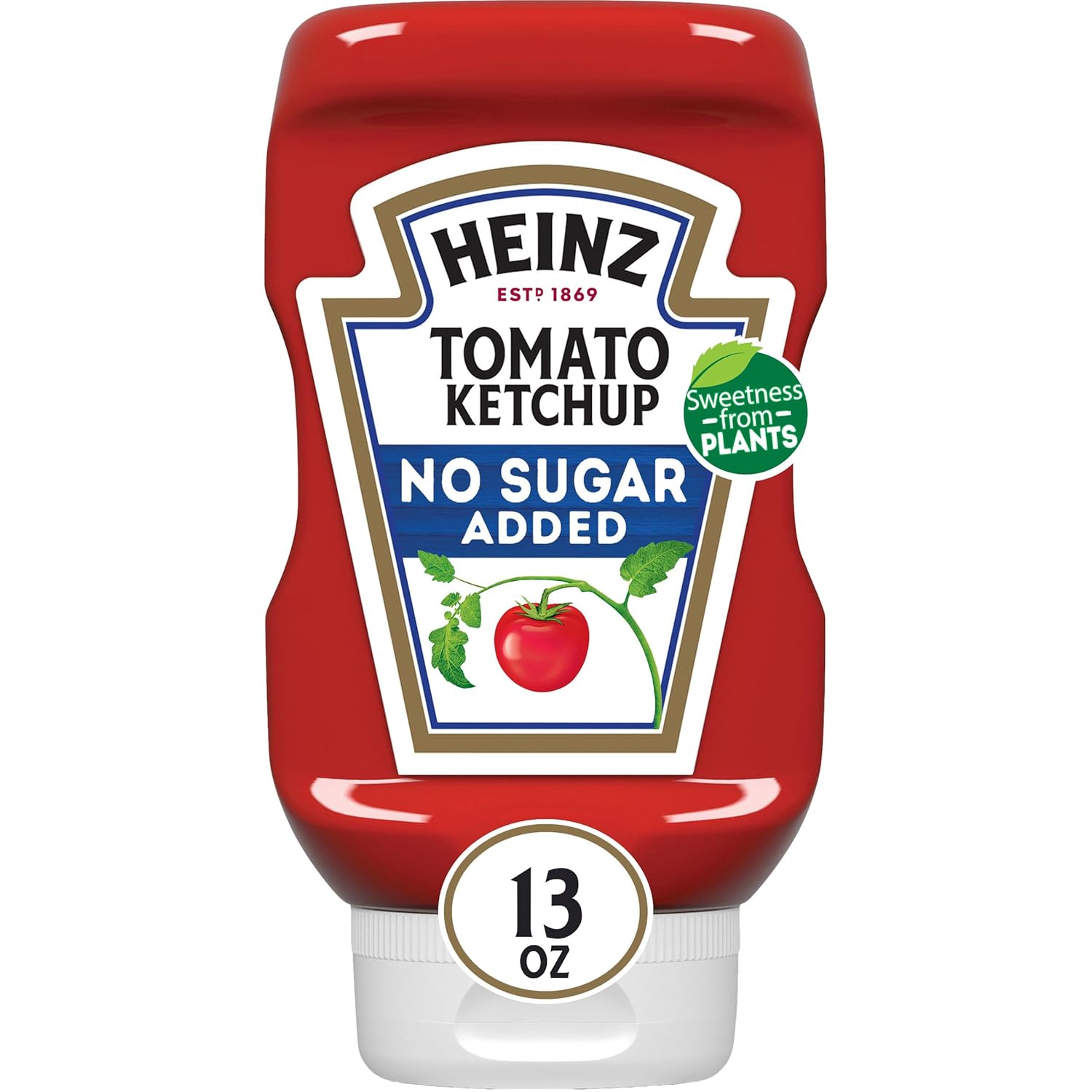13 oz upside-down squeeze bottle for one-handed, mess-free dispensing