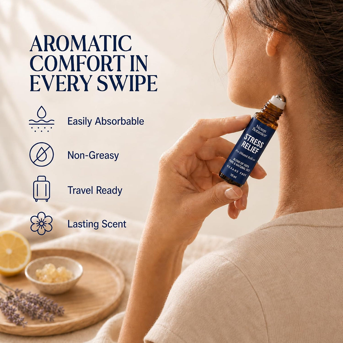13-variant product line covering distinct therapeutic needs: stress relief, zen sleep, muscle relief, breathe, head calm, frankincense, clove, peppermint, and more