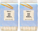 Roland Foods Wide Rice Noodles – Versatile Gluten-Free Noodle for Family Stir-Fries, Soups, and Weeknight Dinners