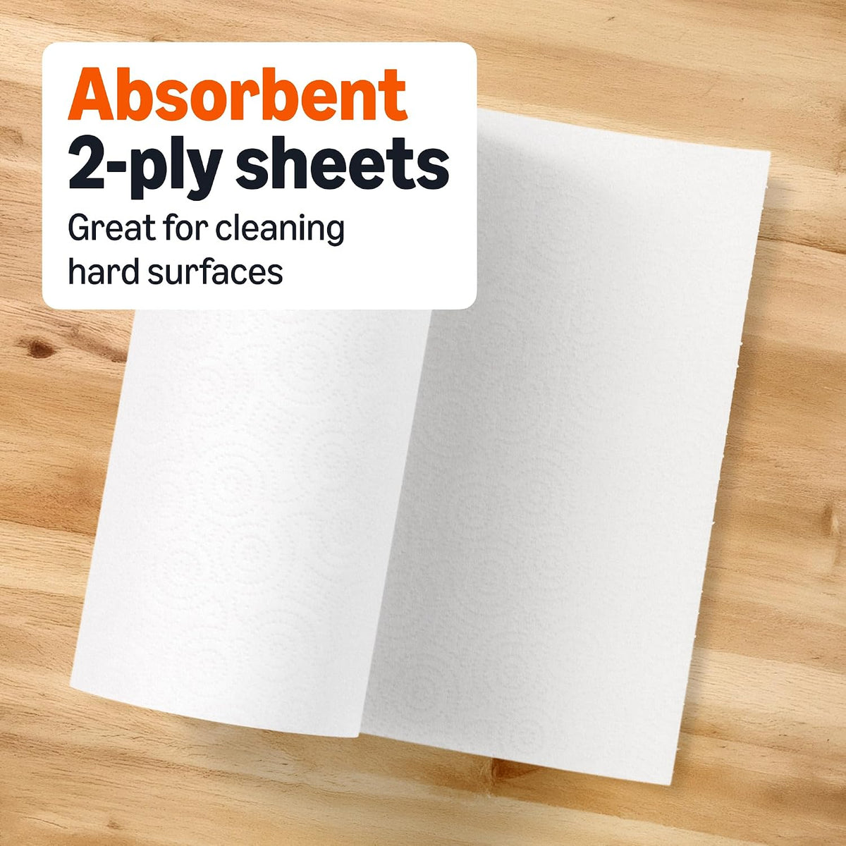 150 sheets per xxl roll, totaling 1,800 sheets in the 12-pack