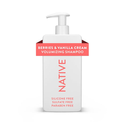 16.5 fl oz liquid shampoo in berries & vanilla cream scent