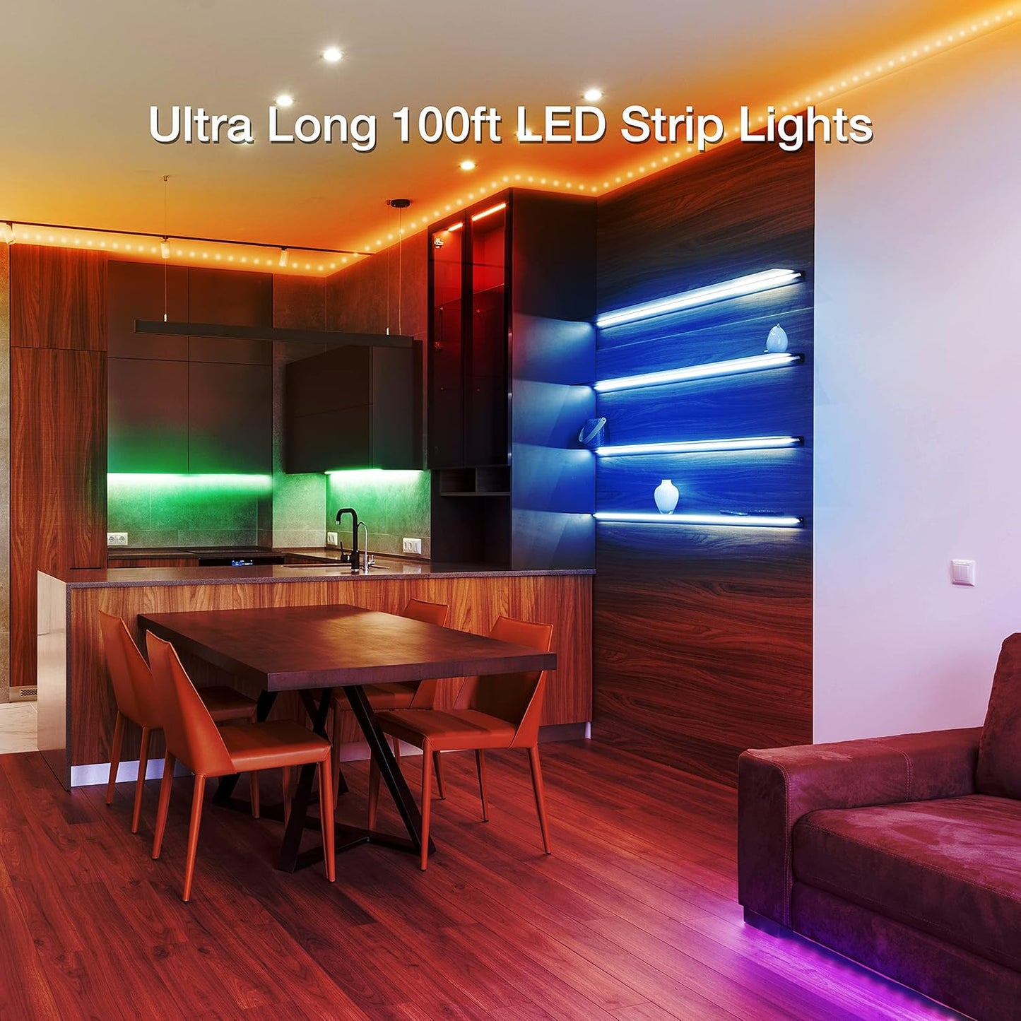 16 million color rgb output with multiple scene modes, color memory, and timer function
