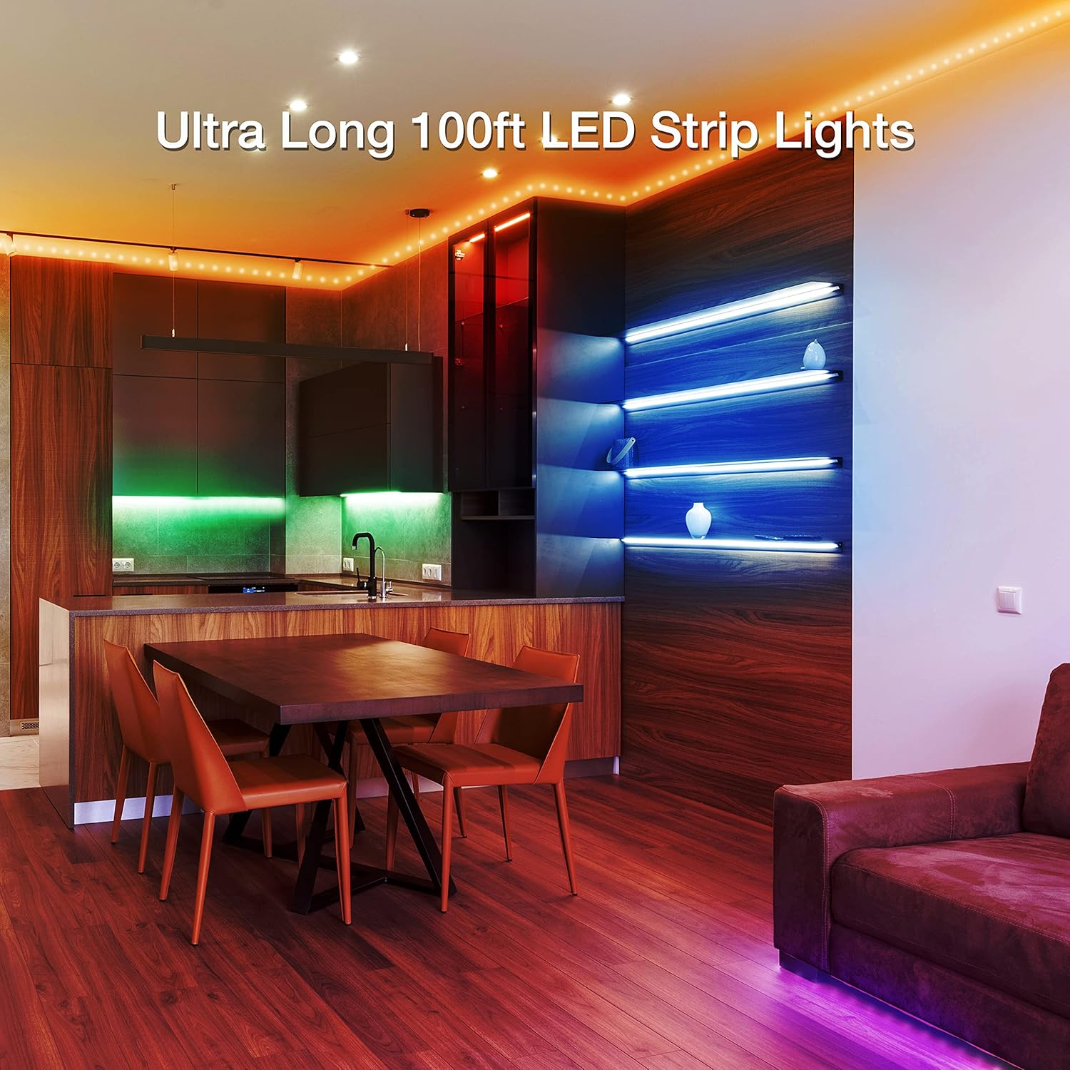 16 million color rgb output with multiple scene modes, color memory, and timer function