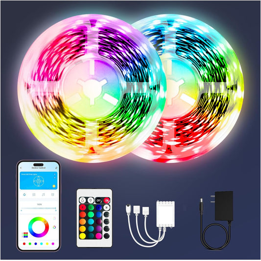 16 million rgb colors controlled via bluetooth smartphone app