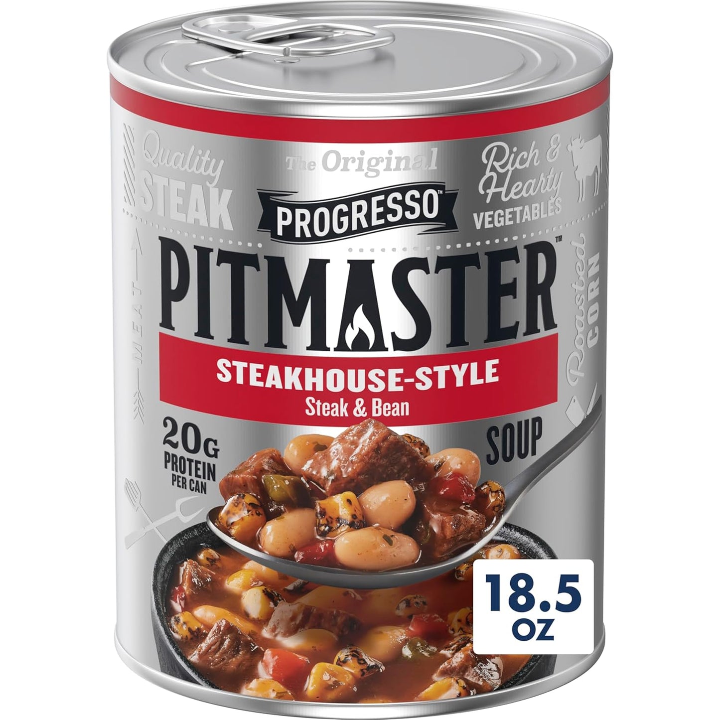 18.5 oz can with approximately 2 servings per container