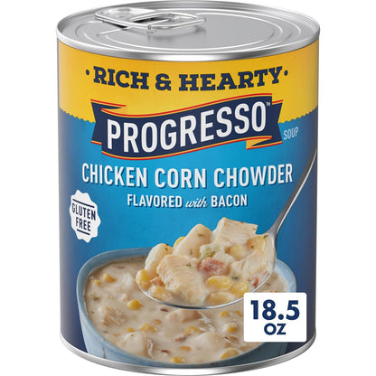 18.5 oz shelf-stable steel can with approximately two servings