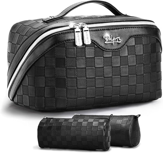 180° flat-lay full-open zipper design for instant item visibility