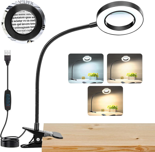2.2 inch optical glass lens with 10x magnification