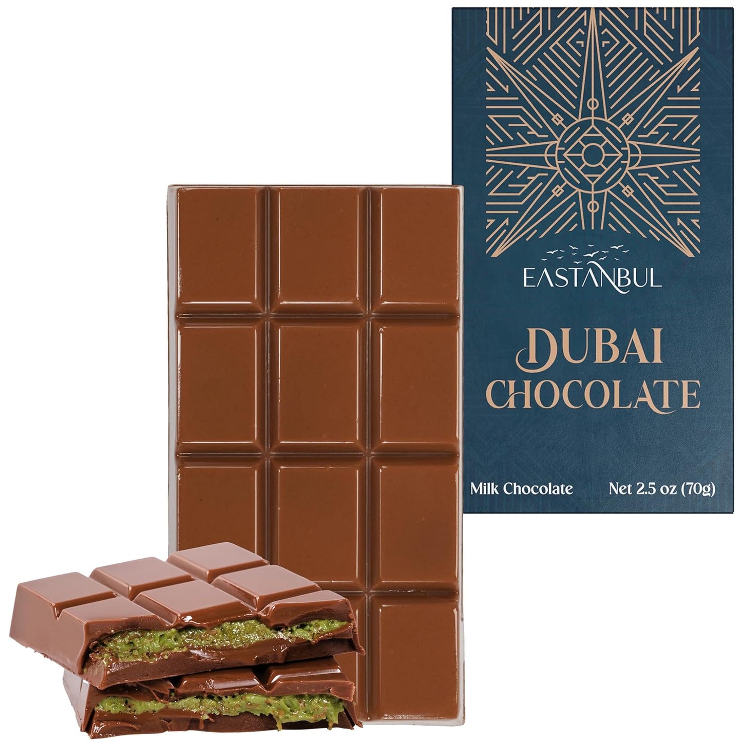 2.5oz individually portioned mini chocolate bar