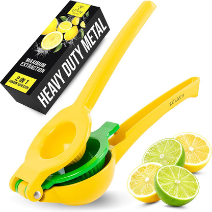 2-in-1 dual-bowl aluminum design with food-grade coating for safe citrus contact