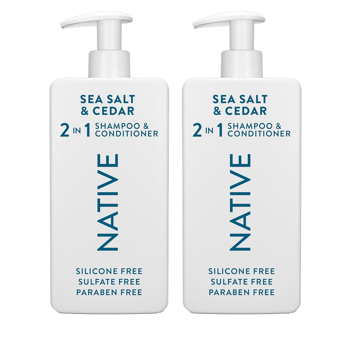 2-in-1 shampoo and conditioner formula that rinses in a single step