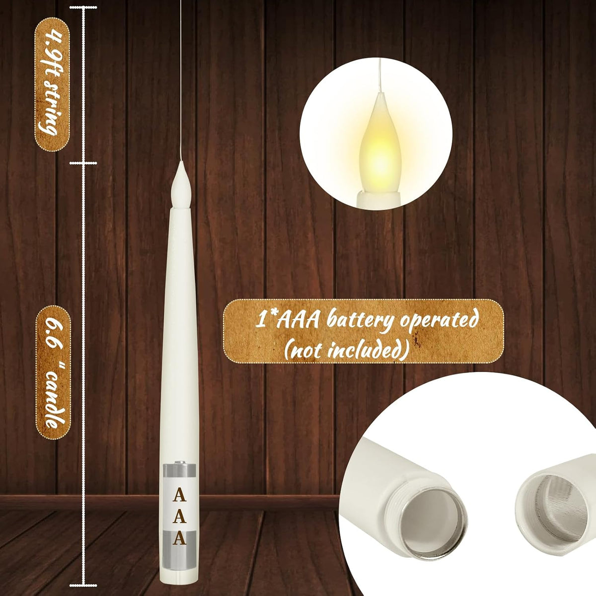 20 adhesive stick hooks included for tool-free ceiling, window, and wall mounting