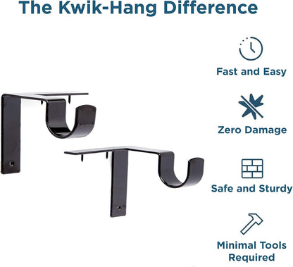 20 lb weight capacity for heavy drapes and blackout curtains