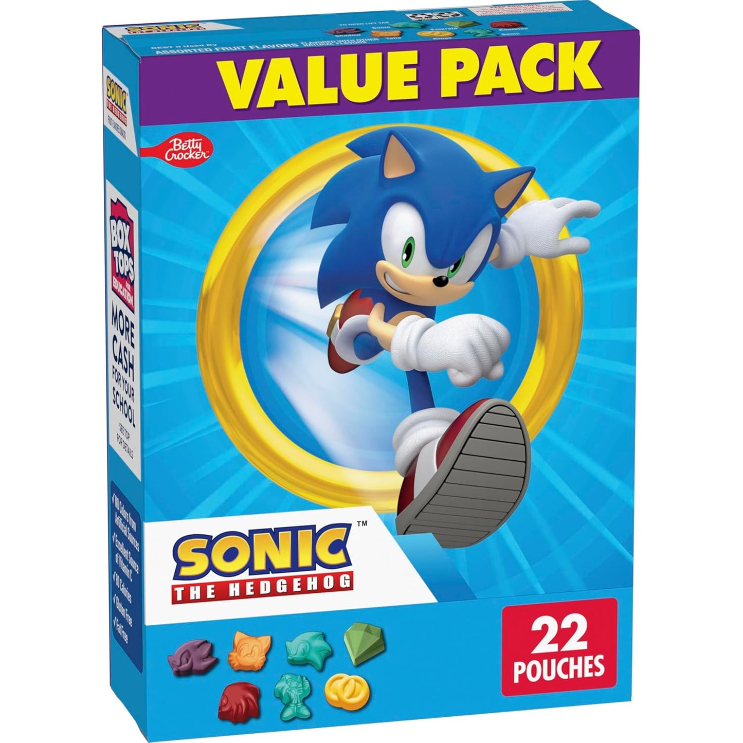 22 individually sealed portable pouches in a single 17.6 oz value pack