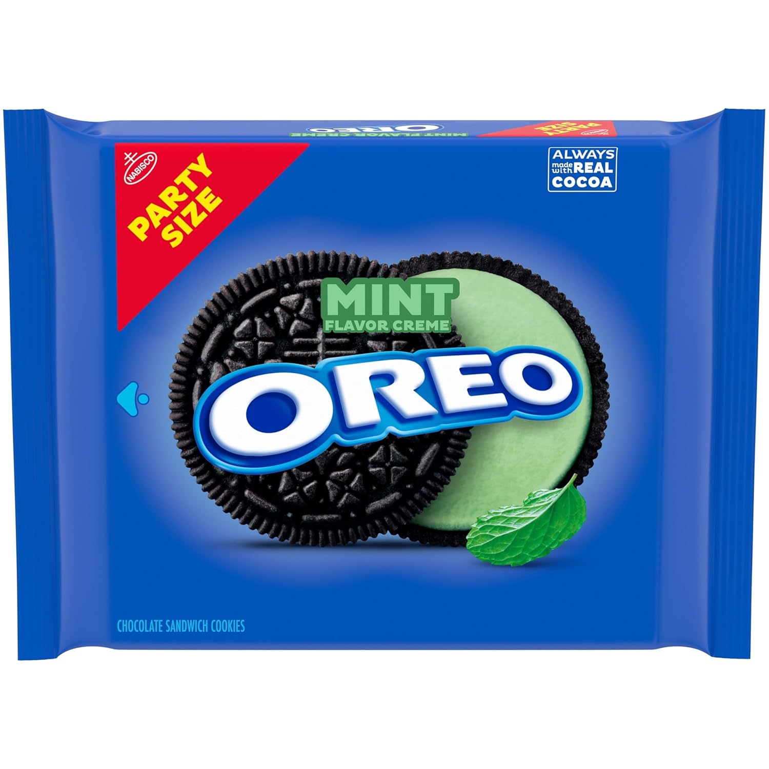 24.95 oz party-size resealable pouch with easy-pull tab closure