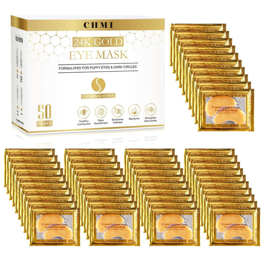 24k gold essence combined with collagen, hyaluronic acid, vitamin e and plant extracts
