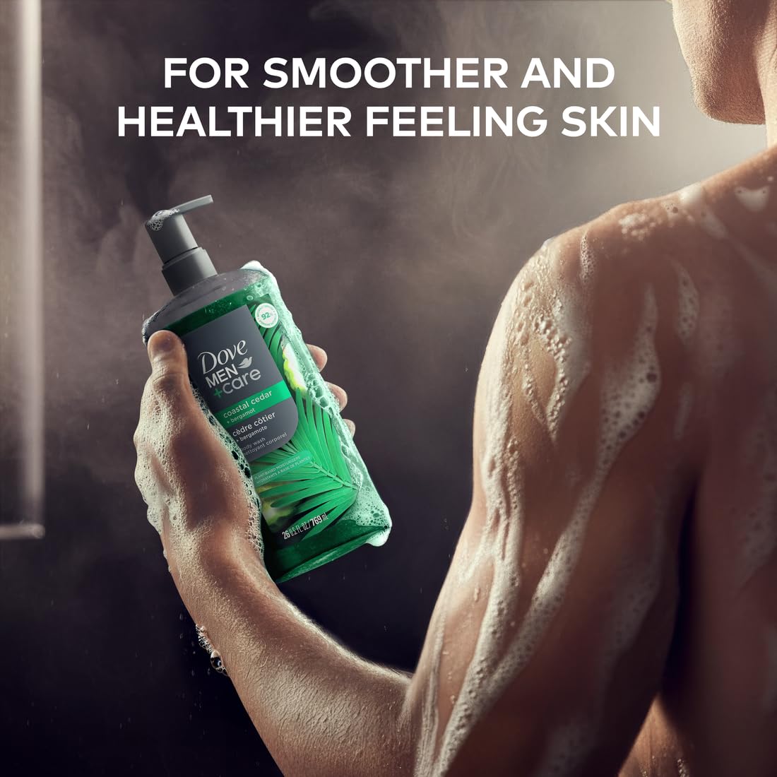 26oz liquid bottle for long-lasting daily shower use
