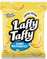 Laffy Taffy Mini Bar Bag, Banana, Chewy Taffy Candy, 3.5 oz – Portion-Controlled Small Sweet for Mindful Snacking