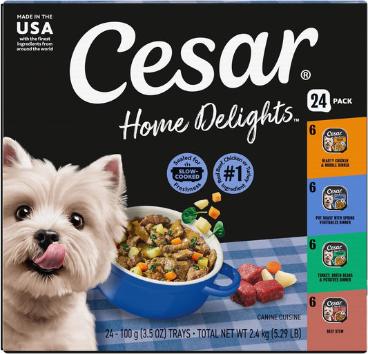 3.5 oz single-serve wet food trays with easy-peel seal lids