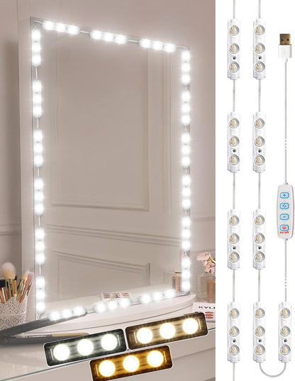 3 adjustable color temperature modes: 3000k warm, 5000k neutral, 6500k daylight