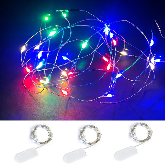 3-pack bundle (3 strands of 1m / 3.3ft each, 10 micro leds per strand)