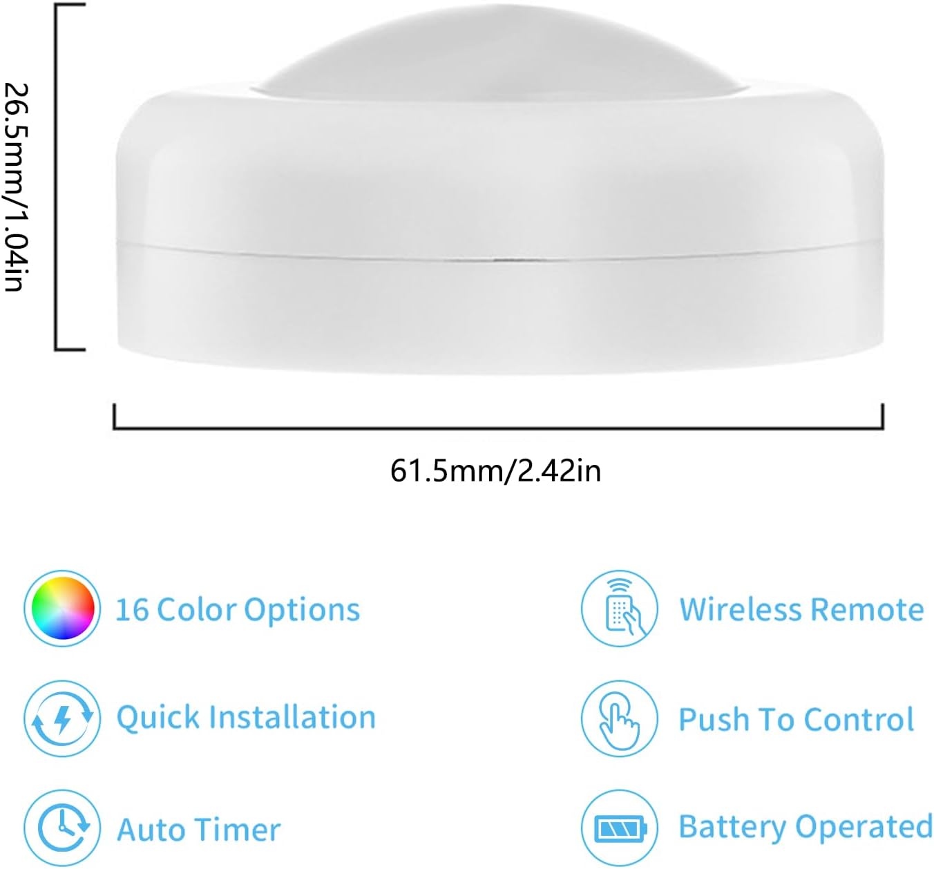 30-minute and 60-minute countdown timer function