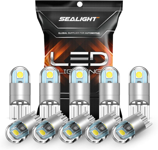 3030 high-performance led chip with 6000k super bright white output at 500 lumens per bulb