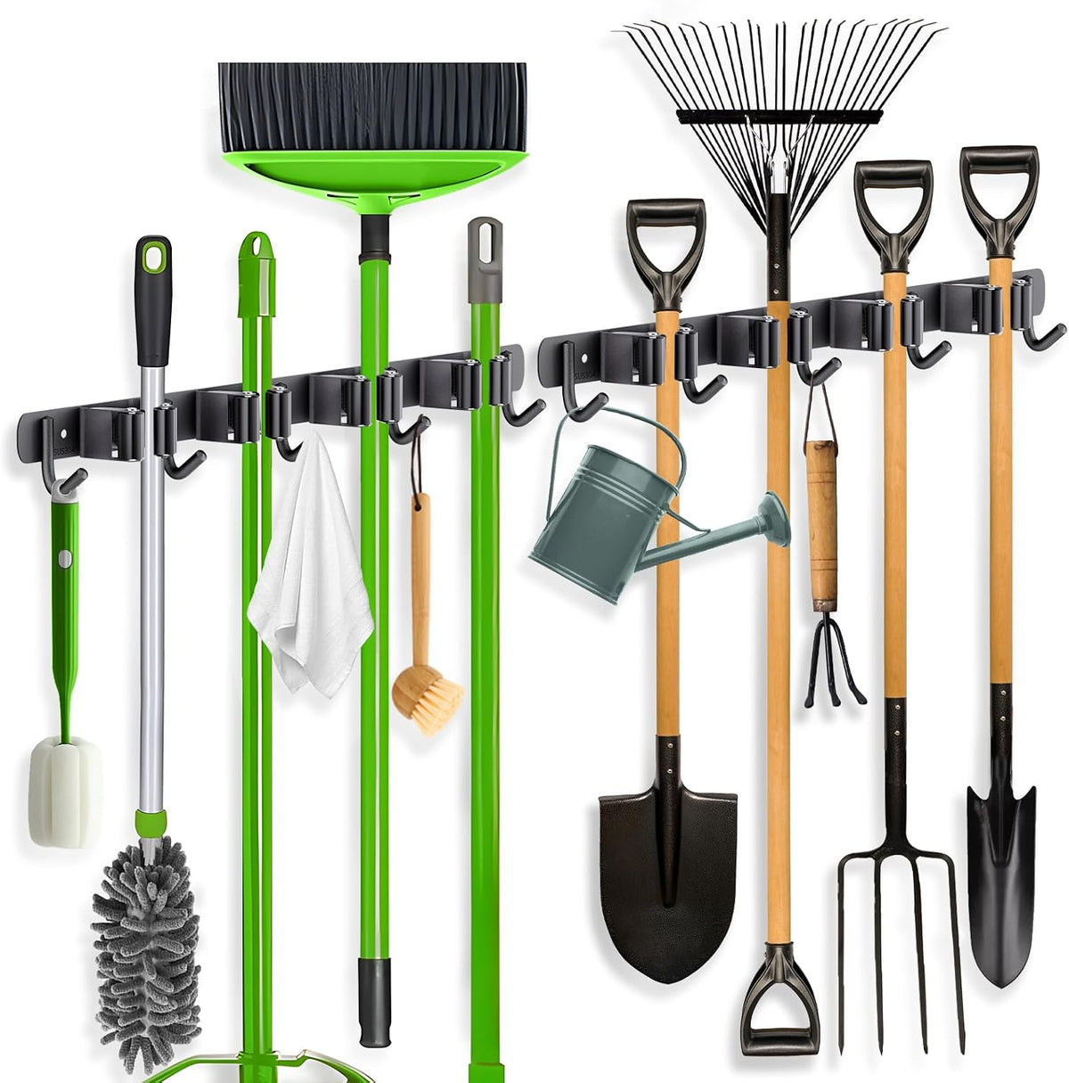 304 rust-resistant stainless steel frame with lacquered black or silver finish