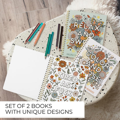 32 easy-to-color pages per book on 70gsm soft-gloss paper