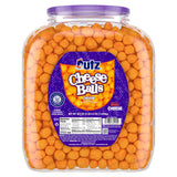 Utz Cheese Balls 36.5 oz Resealable Barrel – Portable Picnic and Beach Snack, Big Cheddar Tub for Travel