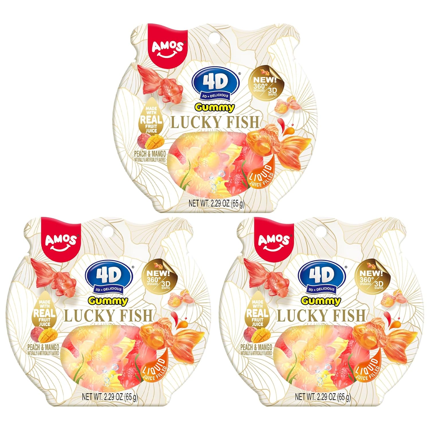 3d seashell-shaped gummy with soft jelly-filled center