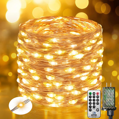 4.5v low-voltage copper wire leds (100–500 count, depending on variant)