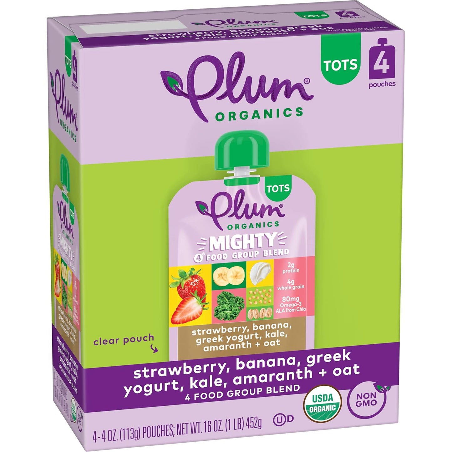 4 oz resealable squeeze pouch with easy-grip design for small hands