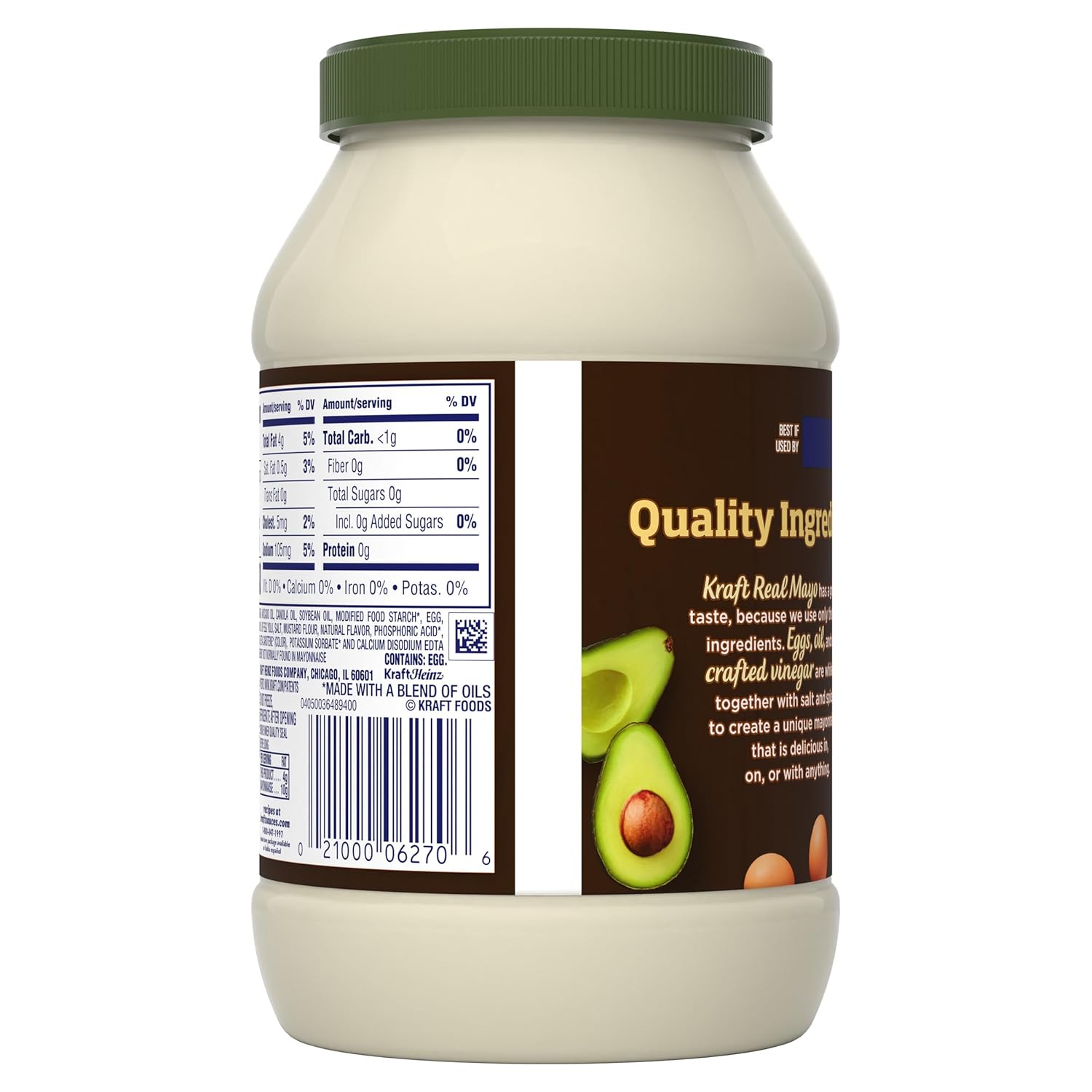 45 calories per serving with 232 mg omega-3 ala
