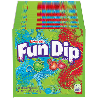 48 individually sealed pouches for hygienic single-serve sharing
