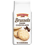 Pepperidge Farm Brussels Dark Chocolate Cookies – Heart-Smart Dark Chocolate Treat for the Mindful Evening Routine, Calming Wind-Down Bite