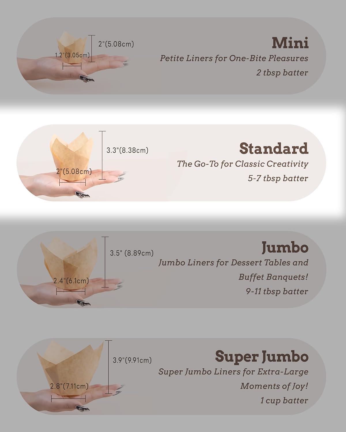 50-55g/m2 greaseproof paper that is 1/5 thicker than standard parchment