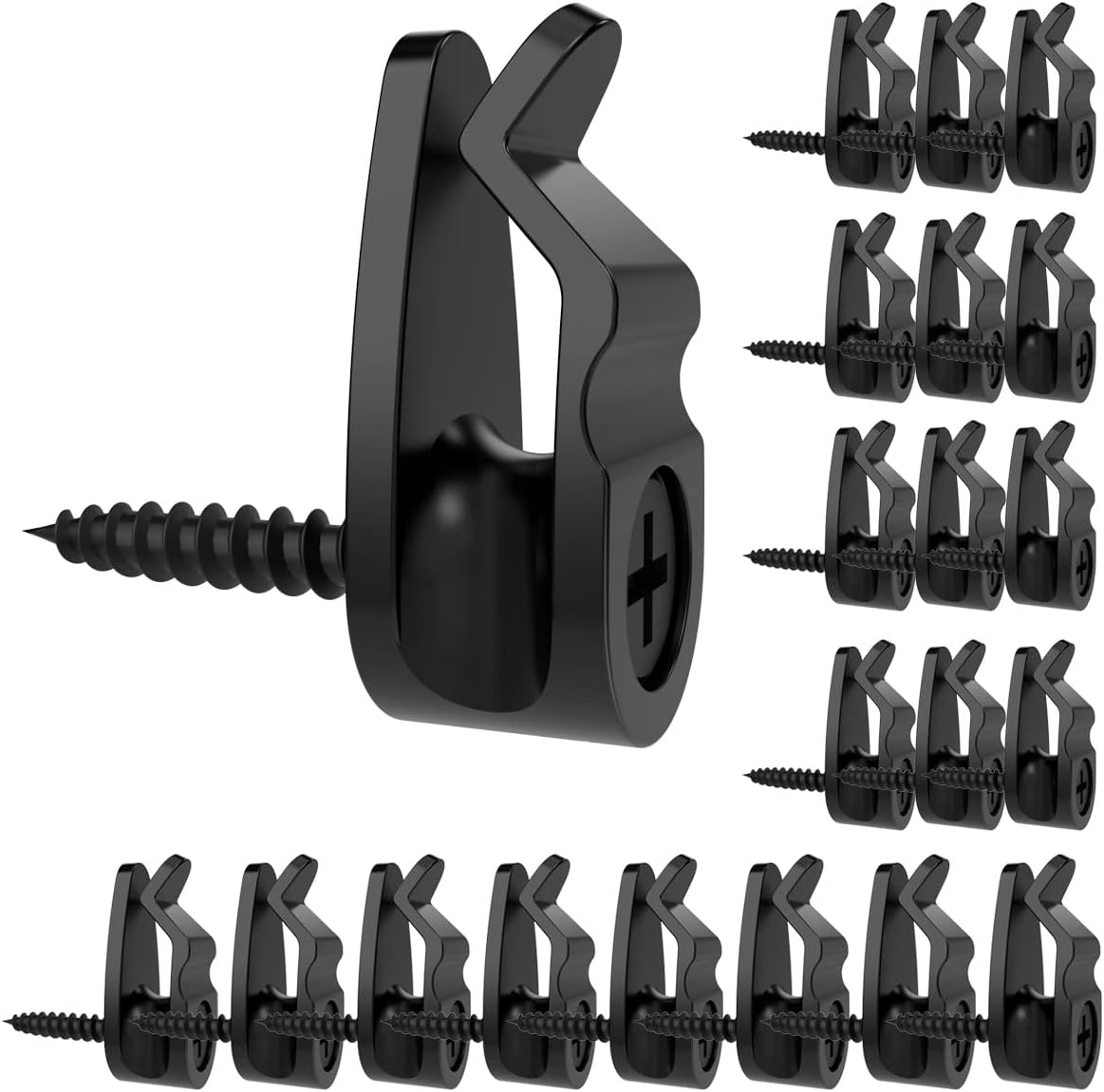 50 hooks plus 50 included screws per pack