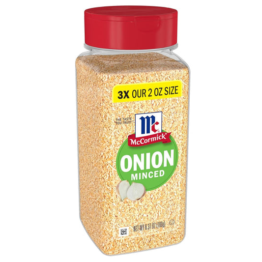 6.37 oz jar, 3x the standard 2 oz mccormick minced onion size