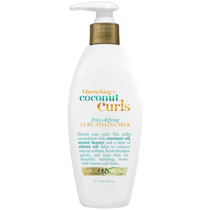 6 fl oz leave-in curl styling milk that detangles, defines, and smooths