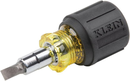 6-in-1 interchangeable shaft holding 4 universal driver tips plus 2 nut driver sizes