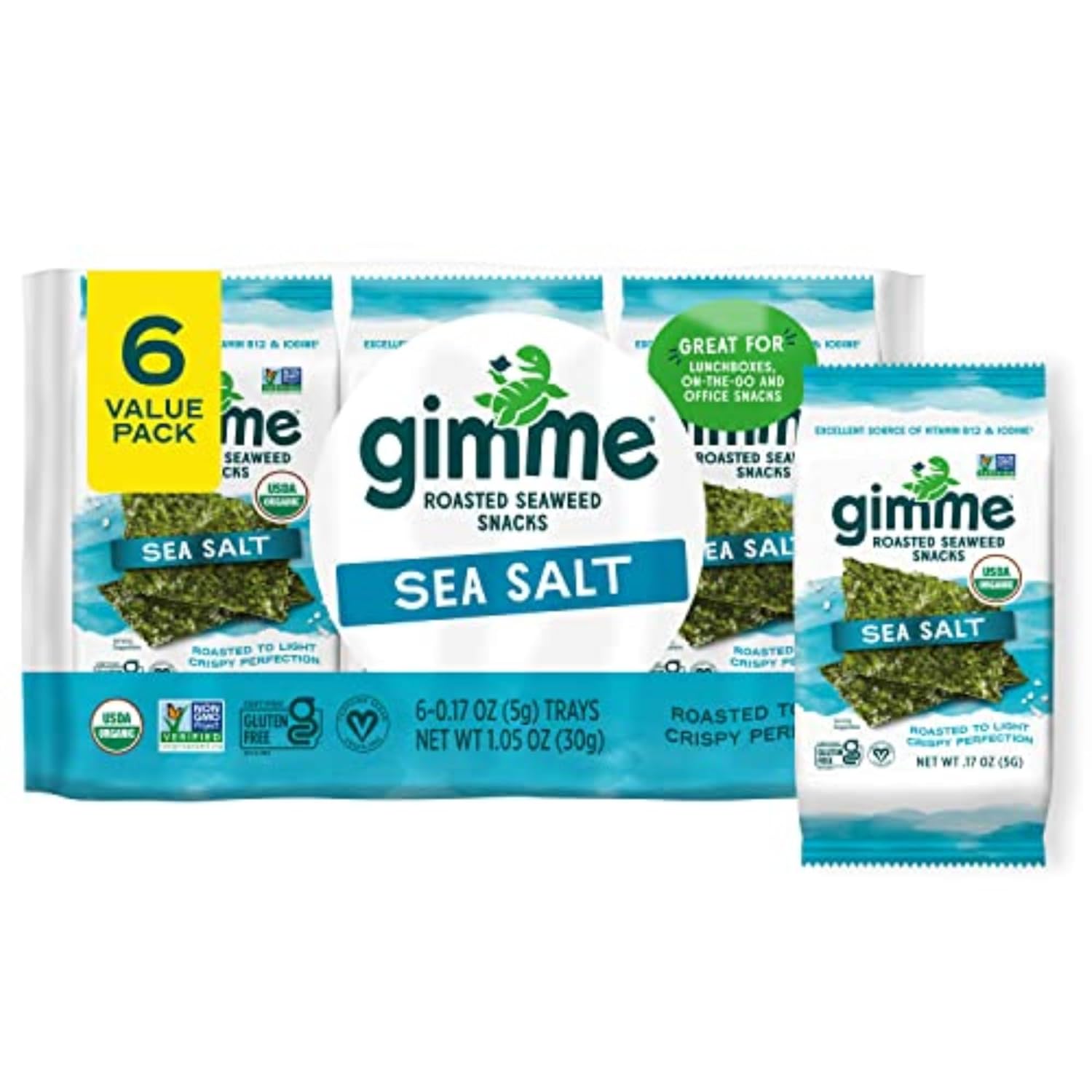6 single-serve 0.17 oz (5g) portion-controlled packs per box